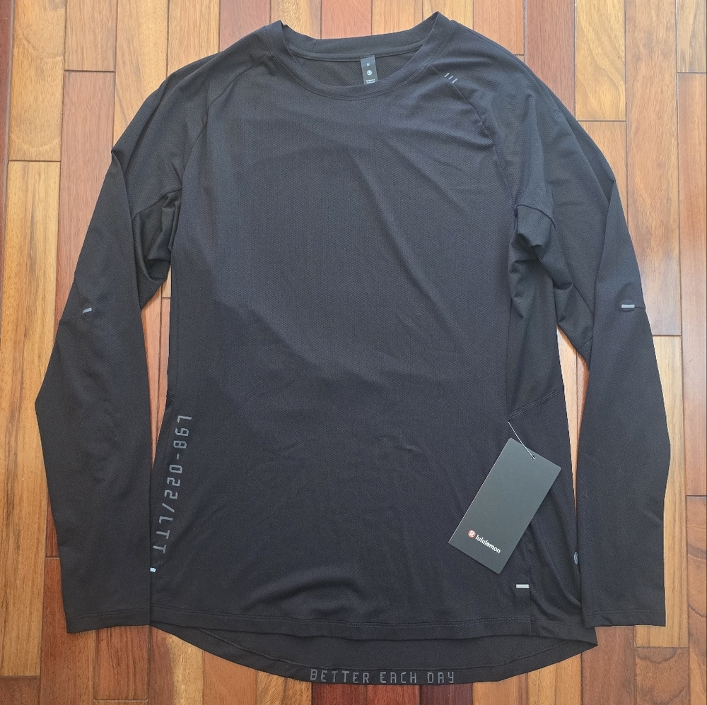 lululemon Tough Train Long Sleeve Shirt (Size M)